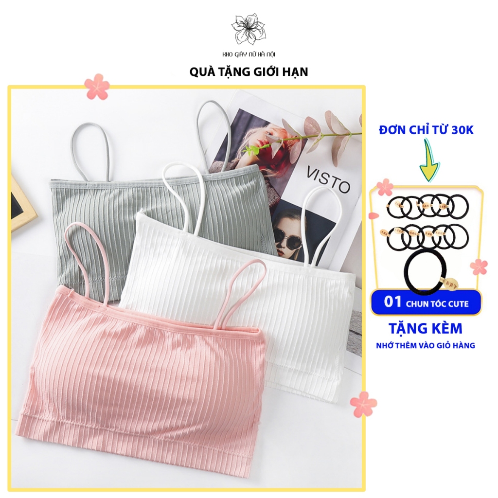 Áo Bra Nữ Cotton dạng quây không gọng co giãn tập gym, yoga, thể thao BR02