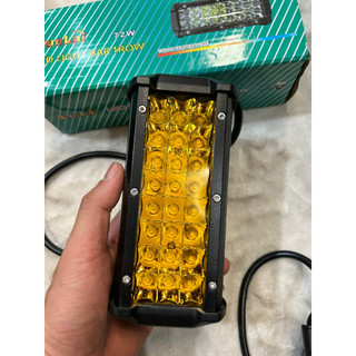 Đôi đèn led Runlai 3 hàng 17cm công suất 72w ánh sáng Vàng. (Giá 1 đôi)