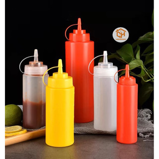Lọ đựng tương ớt, tương cà, nước sốt nhựa Việt Nhật 200ml, 300ml, 500ml Cam Homeware