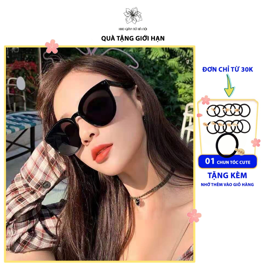 Kính đen râm đi biển thời trang chống nắng chống tia UV KI04#3