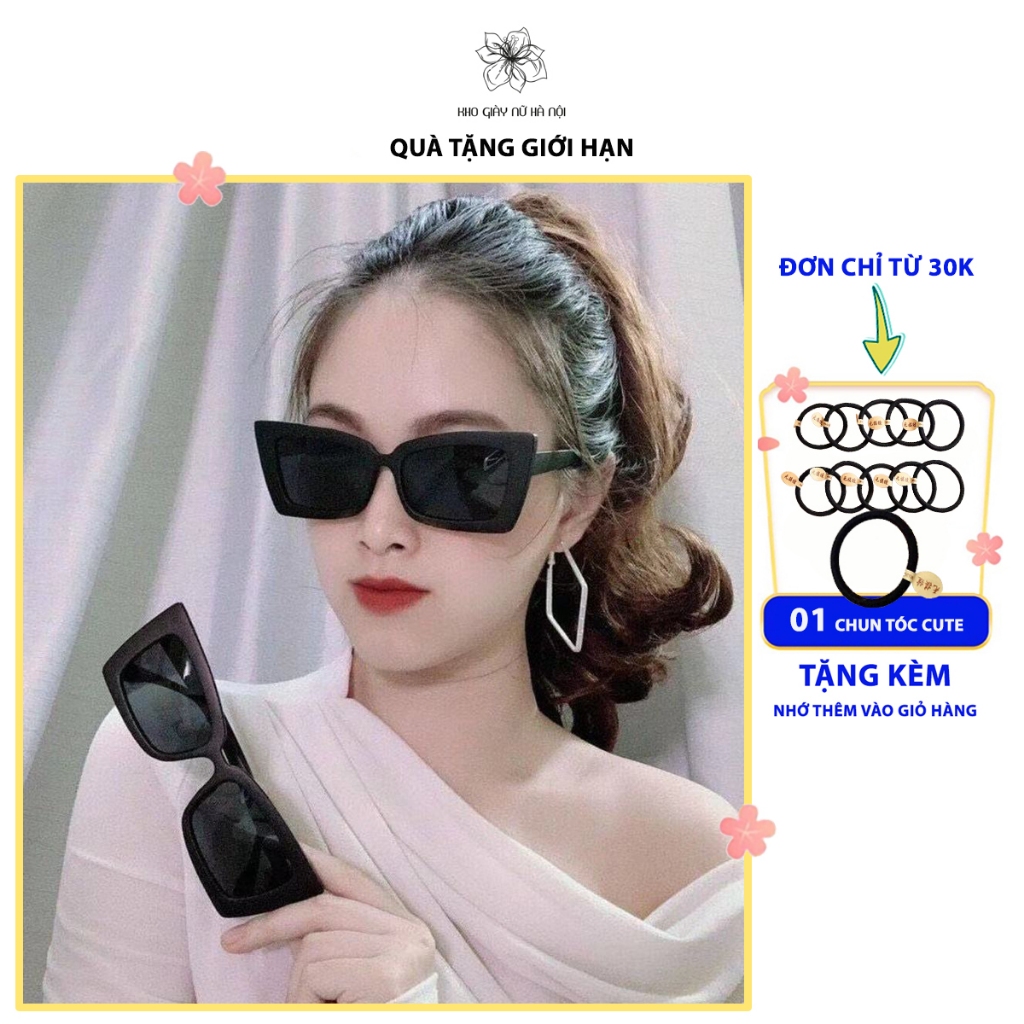 Kính đen, râm, đi biển mẫu hottrend thời trang chống nắng KI12