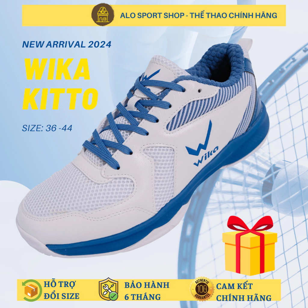 Giày Thể Thao Pickleball Cầu Lông Wika Kitto