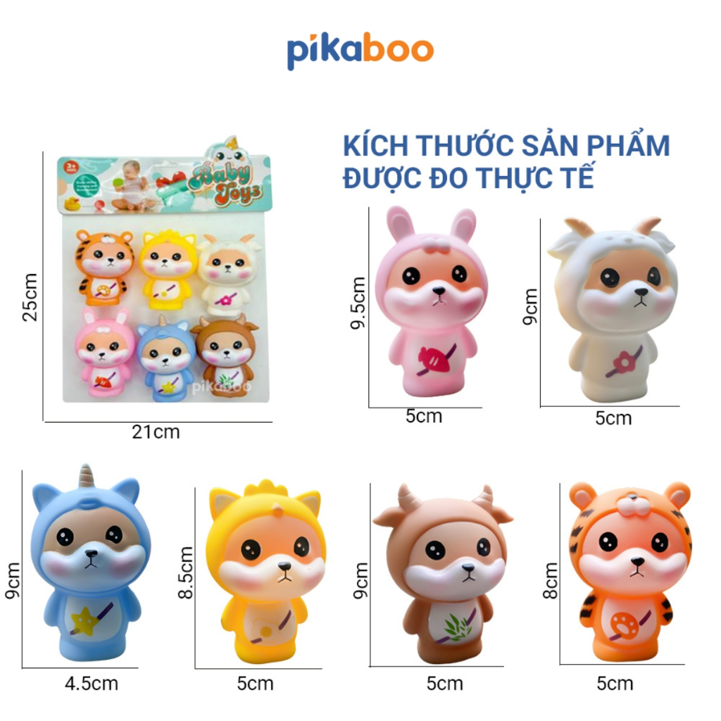 Ảnh Đồ chơi chíp con vật cao cấp Pikaboo, phát ra âm thanh được làm từ chất liệu cao cấp an toàn 3