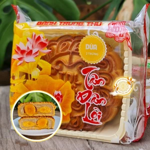 Bánh Trung Thu Nhân Dừa 2 Trứng 200gr Tân Dân Lợi