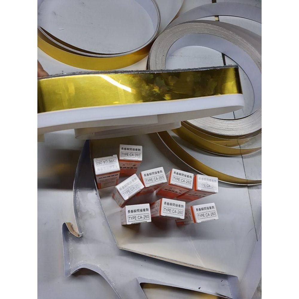 Chân chữ nhựa hắt sáng BEDO bản 2cm - Gáy nhựa 3D xuyên sáng làm chữ nổi quảng cáo, biển hiệu cao cấp
