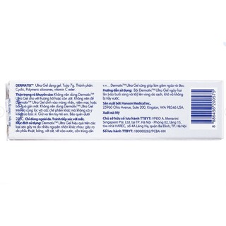 [CHÍNH HÃNG] Gel Dermatix Ultra Hỗ Trợ Giảm Sẹo, Giảm Lồi, Sẹo Rỗ, Sẹo Lõm Tuýp 7g