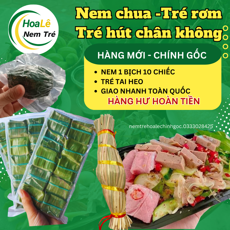 [GIAO TOÀN QUỐC ]Tré Rơm Bình Định, Nem chua Bình Định, Tré hút chân ...