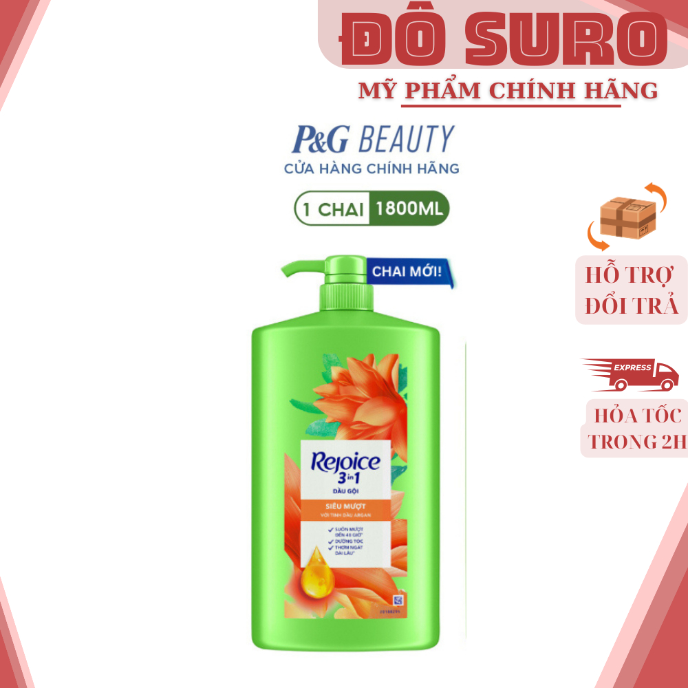 Dầu Gội Rejoice Siêu Mềm Mượt 48h 1800ml