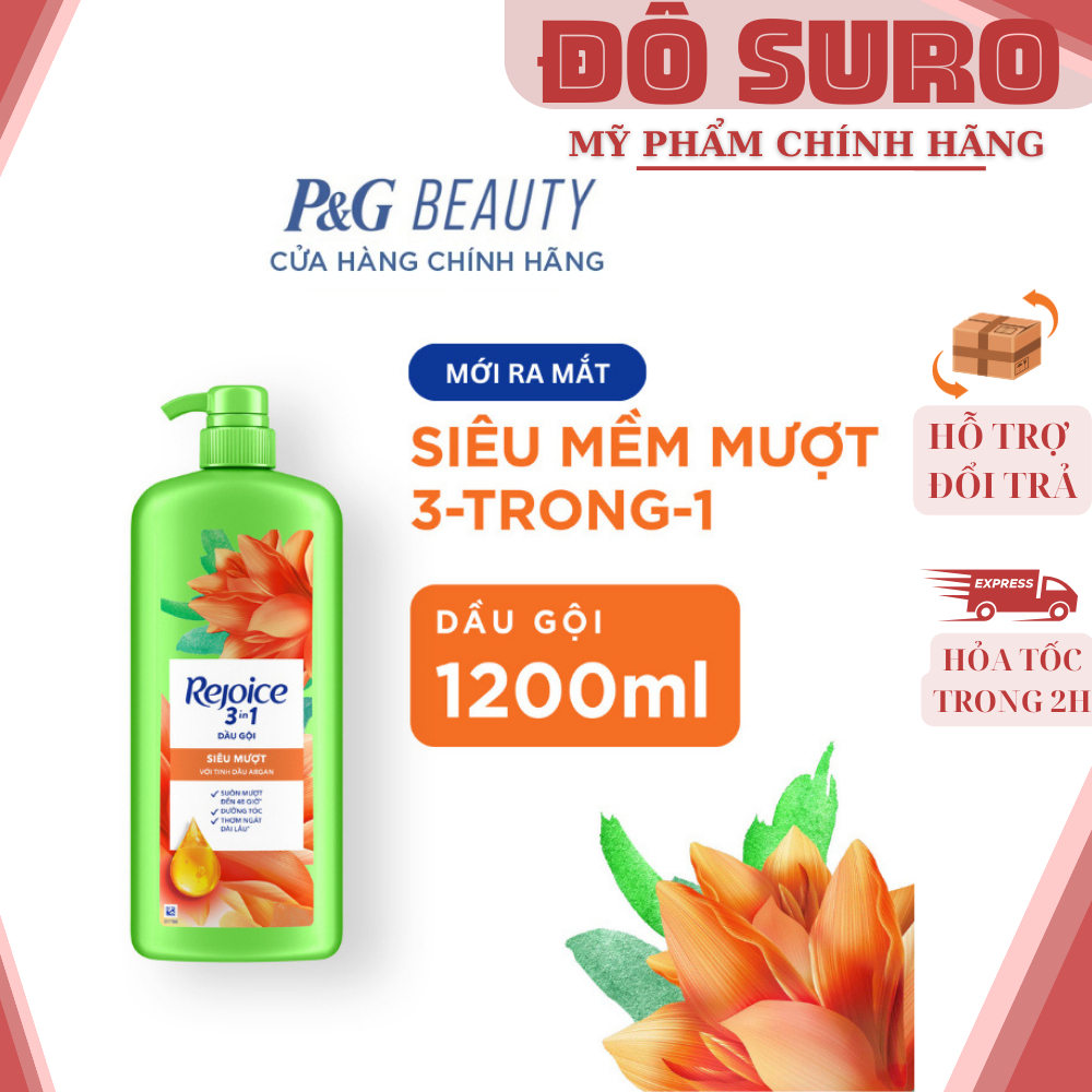 Dầu Gội Rejoice Siêu Mượt chai 1200ml