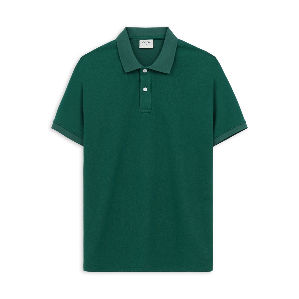 Áo Polo nam Basic Otis Star, vải cá sấu CVC, co giãn tốt, hạn chế nhăn, thấm hút mồ hôi. Menswear Có Cổ Ngắn Tay | BigBuy360 - bigbuy360.vn