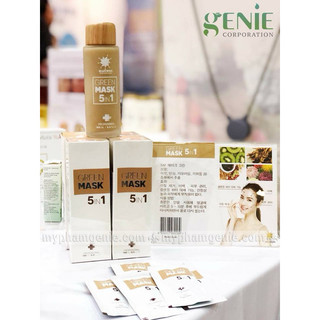 Mặt Nạ Tẩy Tế Bào Ch.ết Genie Green Mask 5in1 Genie 100ml