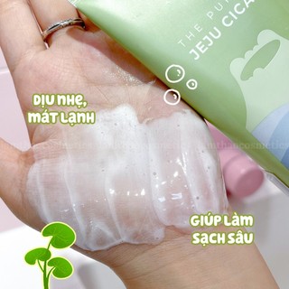 Sữa rửa mặt Jeju Cica Pretty Skin rau má 150ml
