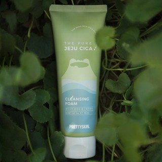 Sữa rửa mặt Jeju Cica Pretty Skin rau má 150ml