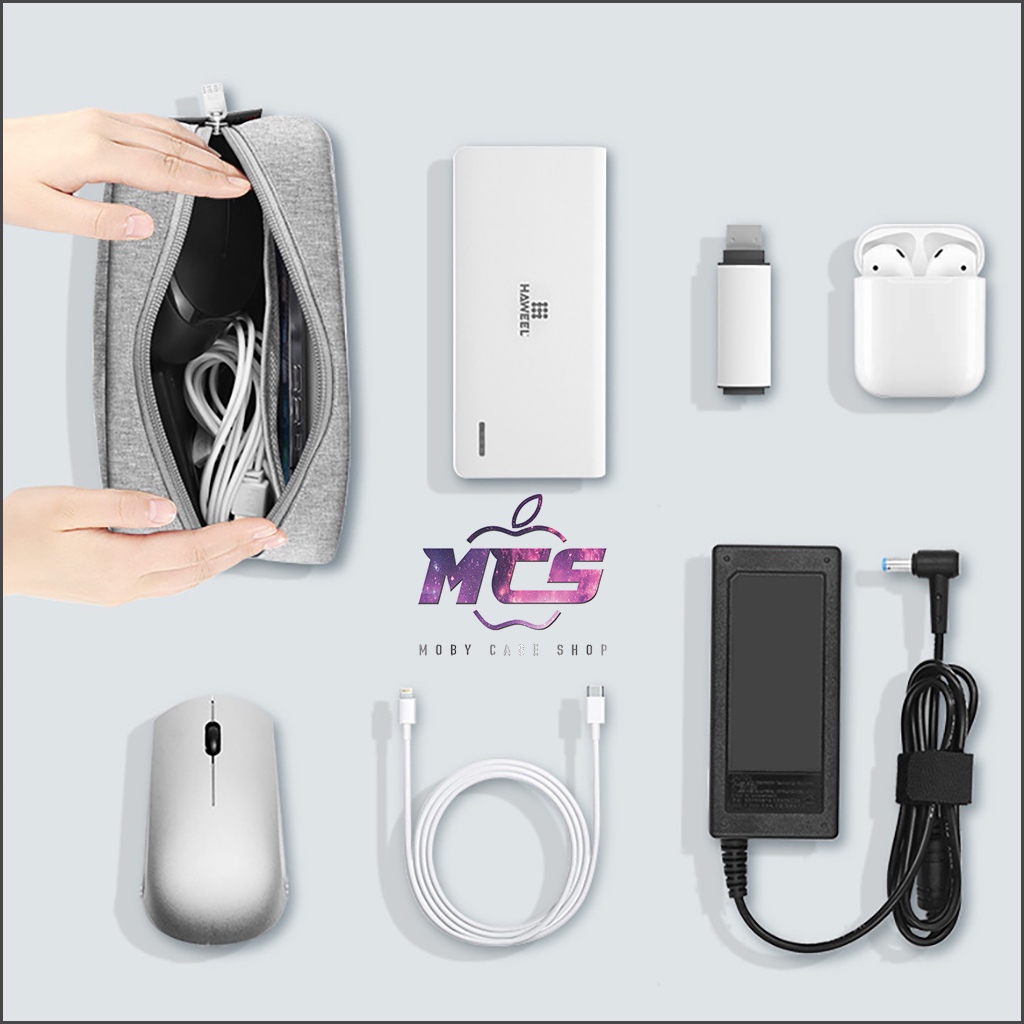 Túi chống sốc macbook túi đựng phụ kiện chống sock laptop, có chống nước, hiệu HW