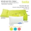 Bộ Nệm Gối Gấp gọn nhà trẻ 2 trong 1, Bộ Nệm Đi Học Mầm Non Bella Vải Cara Xốp Size 60x130cm Mềm,Mát