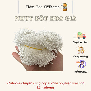 NHỤY HOA BỘT LÀM HOA KẼM NHUNG, KẼM NHUNG HANDMADE YIYIHOME