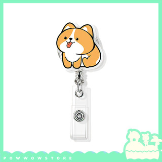 [Sẵn VN] Lõi Tơrua Kéo Rút 60cm Sử Dụng Móc Vào Bao Đựng Thẻ Hoặc Móc Khoá Phong Cách Nhân Vật Hoạt Hình Inu Shiba