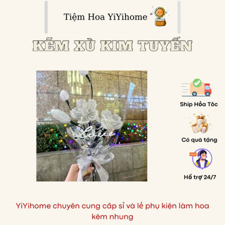 Kẽm Xù Làm Hoa Kẽm Nhung Handmade YiYihome
