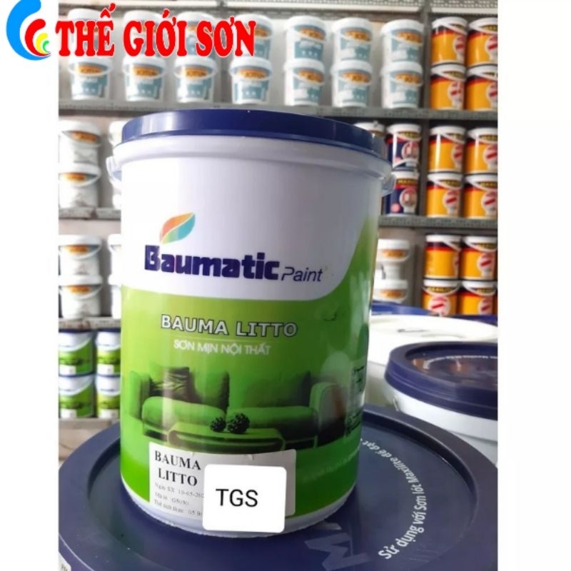 Product image 5L - Sơn trong nhà giá rẻ Bauma Litto - Sơn nước nội thất 2