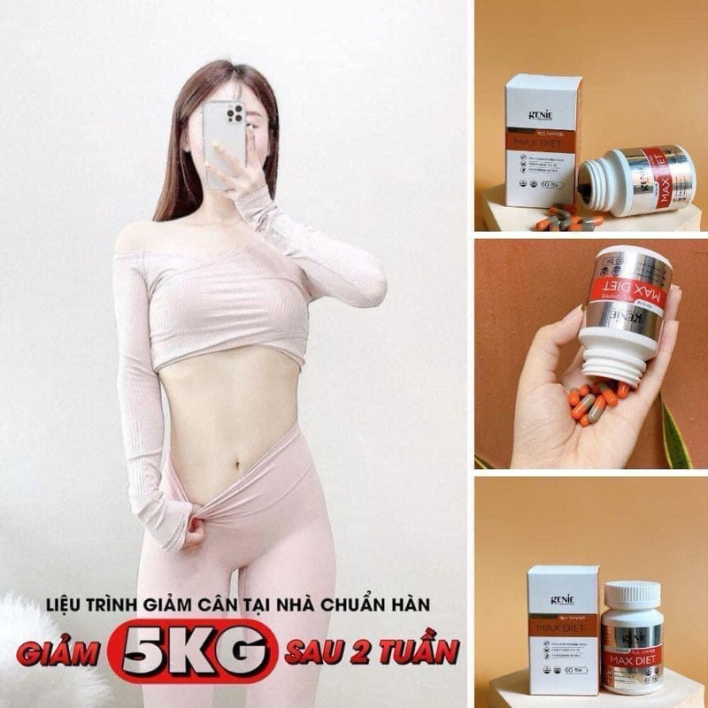 Combo huỷ mỡ lâu năm giảm cân genie Hàn quốc Belly (chinh hang)