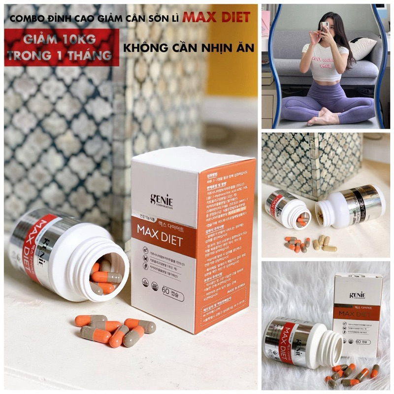Combo huỷ mỡ lâu năm giảm cân genie Hàn quốc Belly (chinh hang)