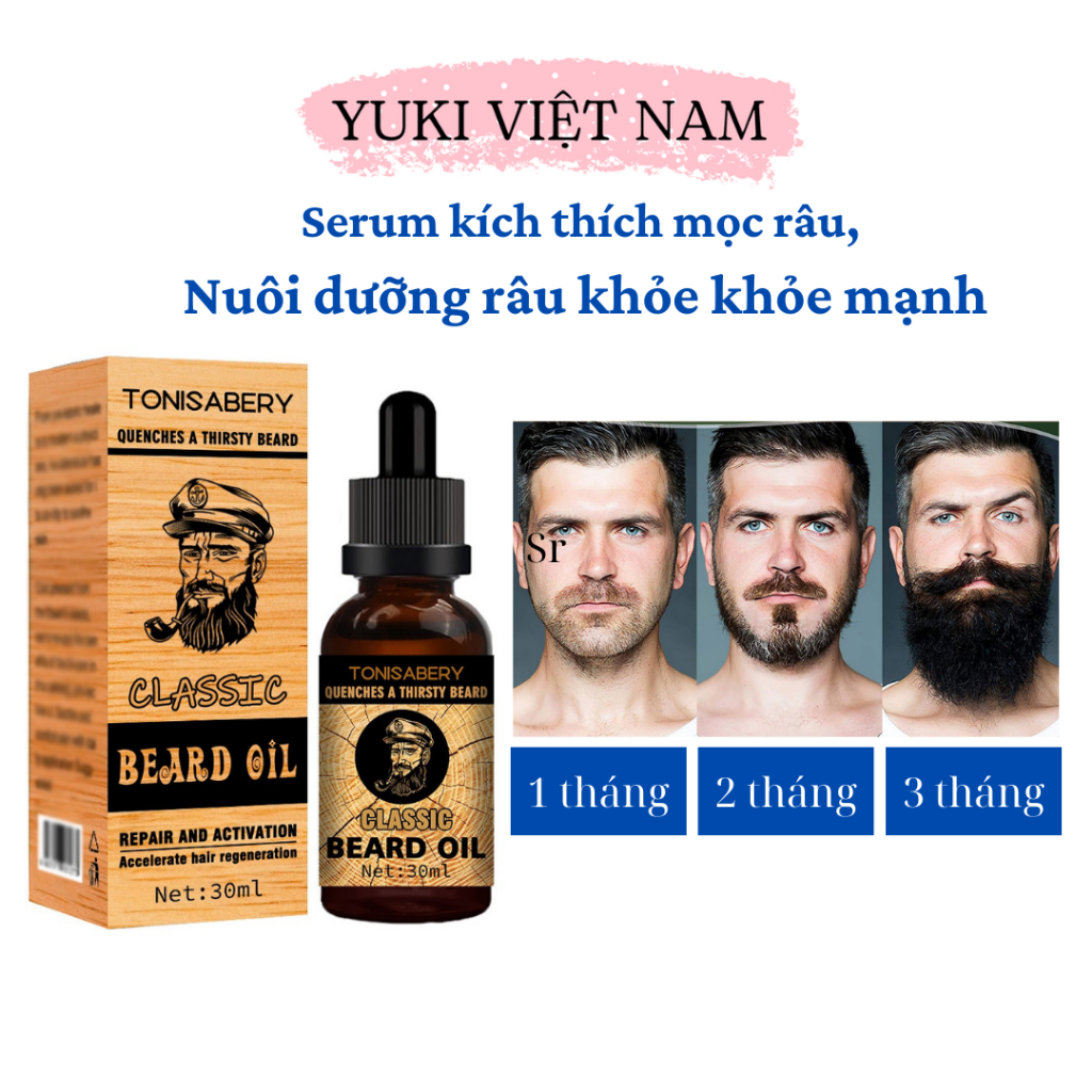 Serum Mọc Râu nuôi dưỡng tái tạo râu vượt trội nhanh chóng | Shopee ...