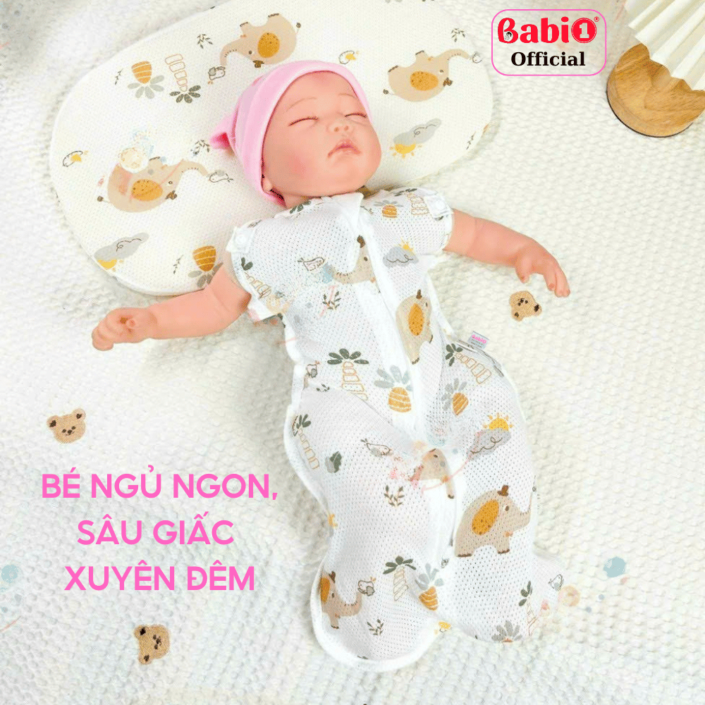 Chũn Nhộng Thông Hơi Babi1 Mở Tay Chống Giật Mình Cho Bé (Chọn Họa Tiết)