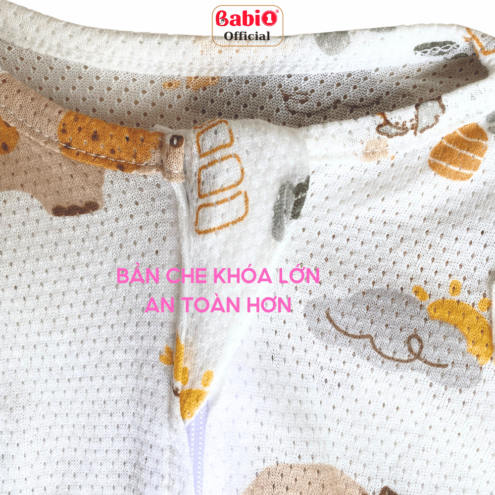 Chũn Nhộng Thông Hơi Babi1 Mở Tay Chống Giật Mình Cho Bé (Chọn Họa Tiết)