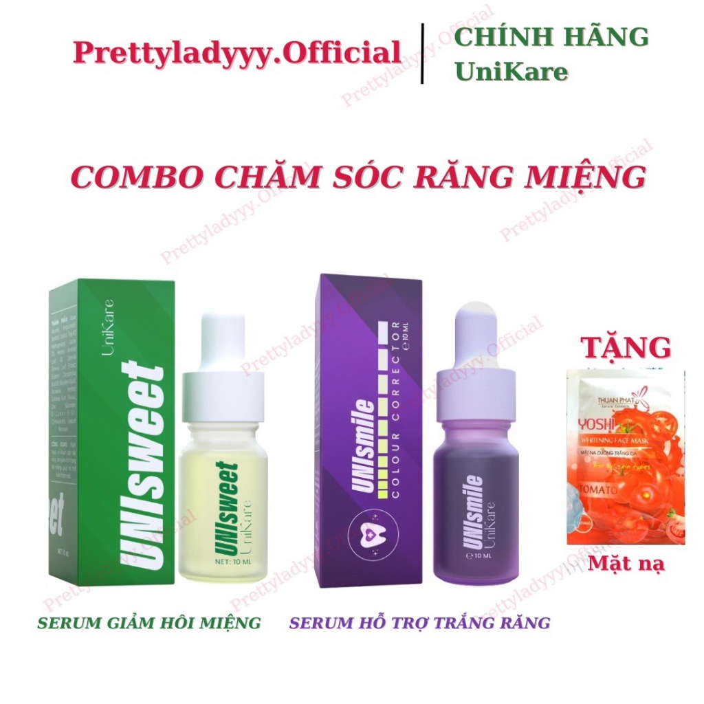Ảnh Serum trắng răng Unismile Unikare - Hỗ trợ cải thiện vết ố vàng răng làm sạch mảng bám trên răng 1