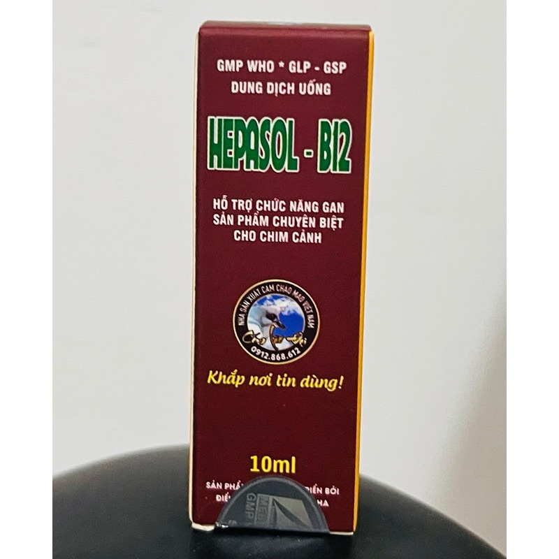 HEPASOL-B12 HỖ TRỢ CHỨC NĂNG GAN CHO CHIM CẢNH - LÃO ĐẠI phụ kiện lồng ...