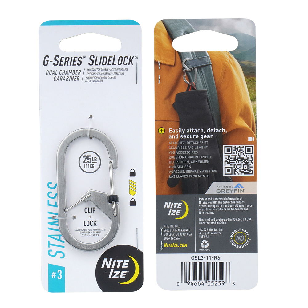 NITE IZE - MÓC KHÓA GSL3-11-R6 - G-SERIES SLIDELOCK SIZE 3