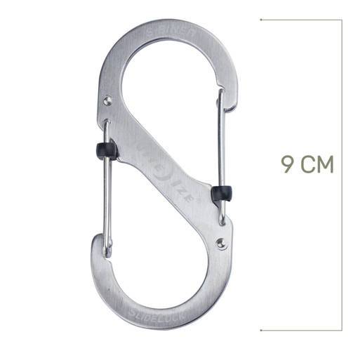 NITE IZE - MÓC KHÓA LSB4-11-R3 - S-BINER SLIDELOCK SIZE 4 (THÉP KHÔNG GỈ)