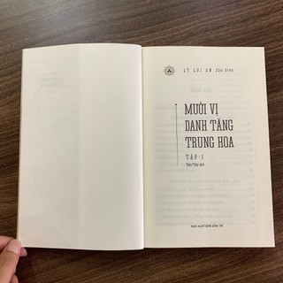 Bộ sách - Mười vị danh tăng Trung Hoa