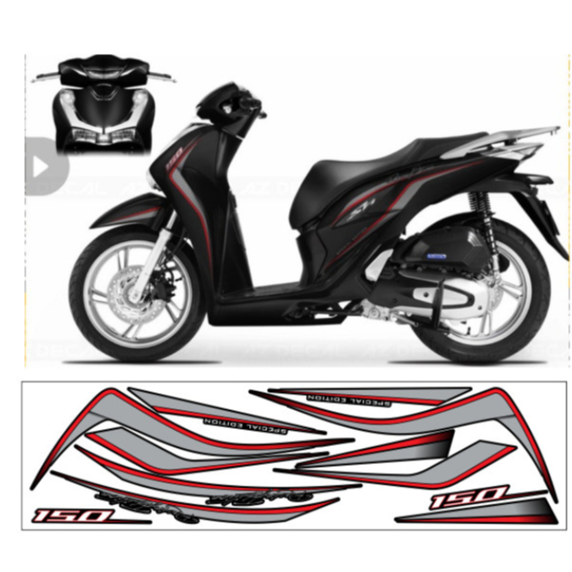 Tem rờiSH cao cấp chất liệu in 3 lớp PPF chống nước không phai màu,tem bóng ,nhãn dán.