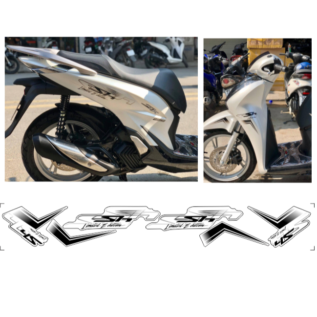 Tem rời SH mẫu cao cấp chất liệu in 3 lớp ,chống nước không phai màu thích hợp nền trắng,nhãn dán.