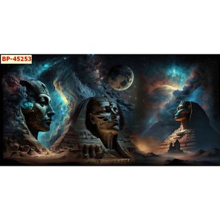 Tranh Nhật Bản Samurai AI mới dán tường Lụa kim sa tặng kèm keo và dụng cụ dán