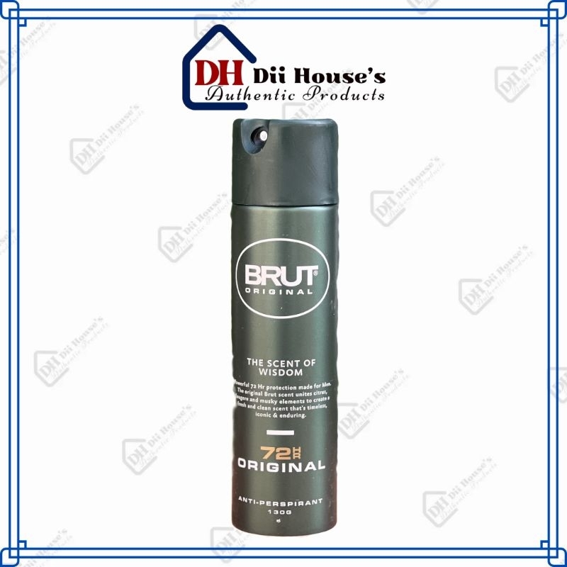Xịt Khử Mùi Nam Brut The Scent Of Wisdom 72h Original Brut Body
