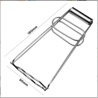 Dụng cụ Gắp Đồ Nóng, Kẹp Inox Chữ V Chống Bỏng Tiện Lợi