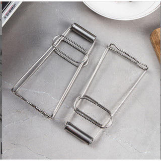 Dụng cụ Gắp Đồ Nóng, Kẹp Inox Chữ V Chống Bỏng Tiện Lợi