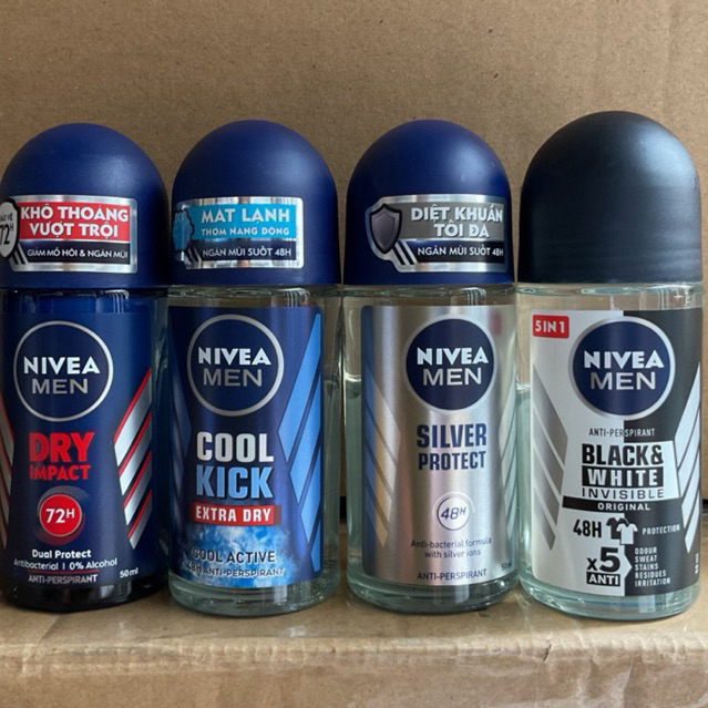 Lăn Khử Mùi NIVEA Men Dành Cho Nam 50ml ( đủ màu )
