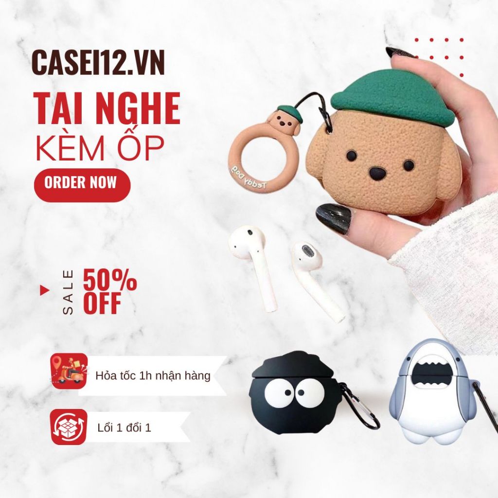 Tai nghe bluetooth l12 tws new 2024,Vỏ bảo vệ hộp sạc cute tai nghe âm ...