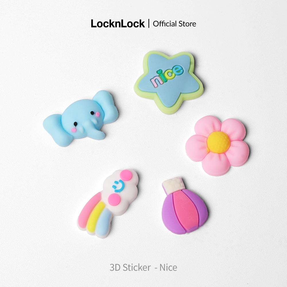 Bộ phụ kiện trang trí LocknLock 3D sticker - K-MALL