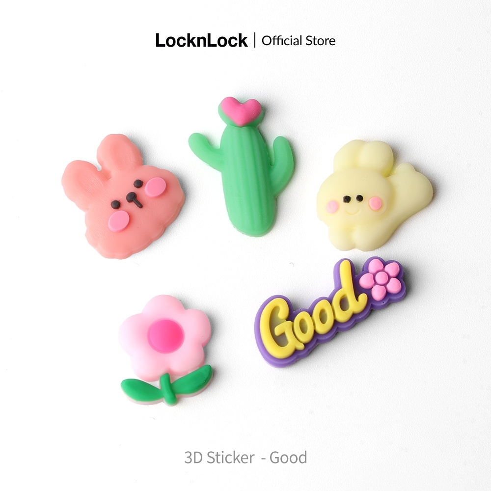Bộ phụ kiện trang trí LocknLock 3D sticker - K-MALL