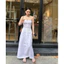 Chân váy suông dài linen LENIN SKIRT