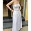 Chân váy suông dài linen LENIN SKIRT