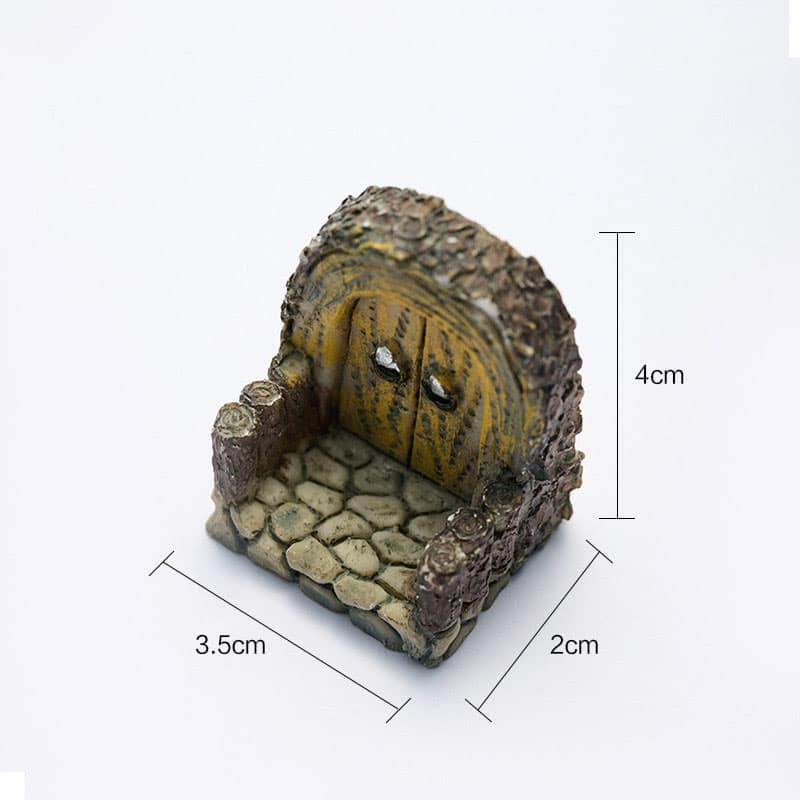 Mô hình cổng cổ tích setup terrarium, tiểu cảnh