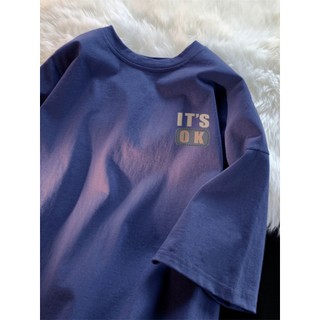 áo phông thun nữ nam 3158 unisex tay lỡ chất liệu cotton khô form rộng dấu quần KONOVA in chữ IT OK