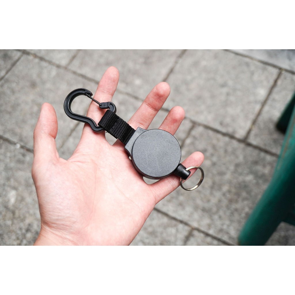 Móc khóa dây kéo KEYBAK Swivel (móc Carabiner)