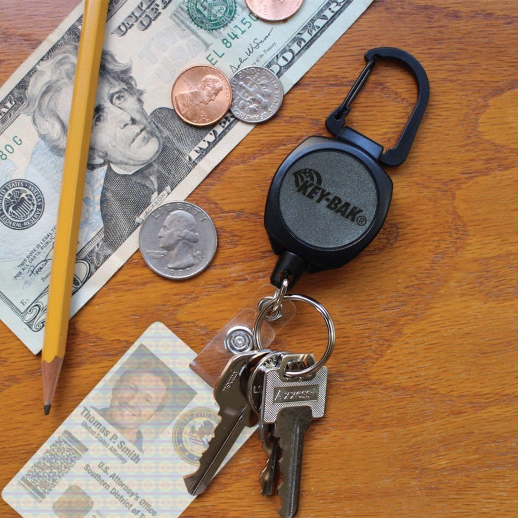 Móc khóa dây kéo KEYBAK SideKick (móc Carabiner)