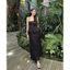 Chân váy suông dài linen LENIN SKIRT